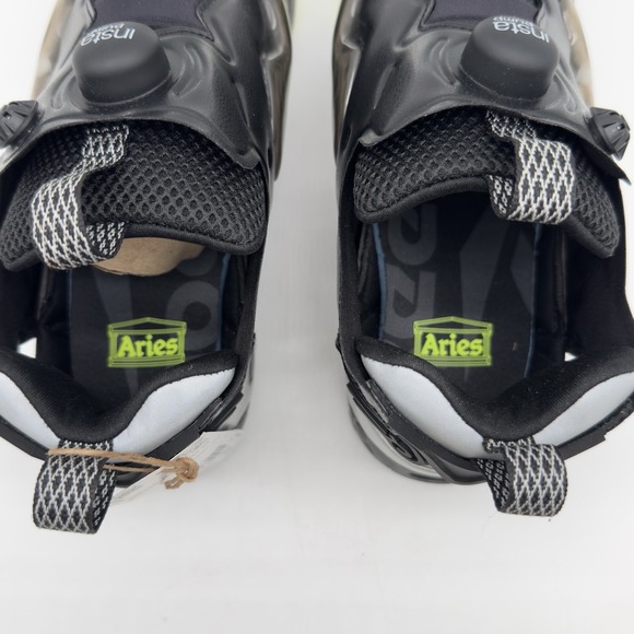Reebok INSTAPUMP FURY 94 Running Shoes Men\'s Size 6.5 Blk/Gry/Lme‎ main image 9